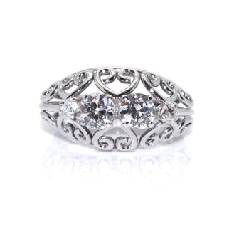 Engagement rings - Vintage Diamond Ring