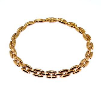 Antique jewelry - CARTIER - Gentiane Gold Necklace